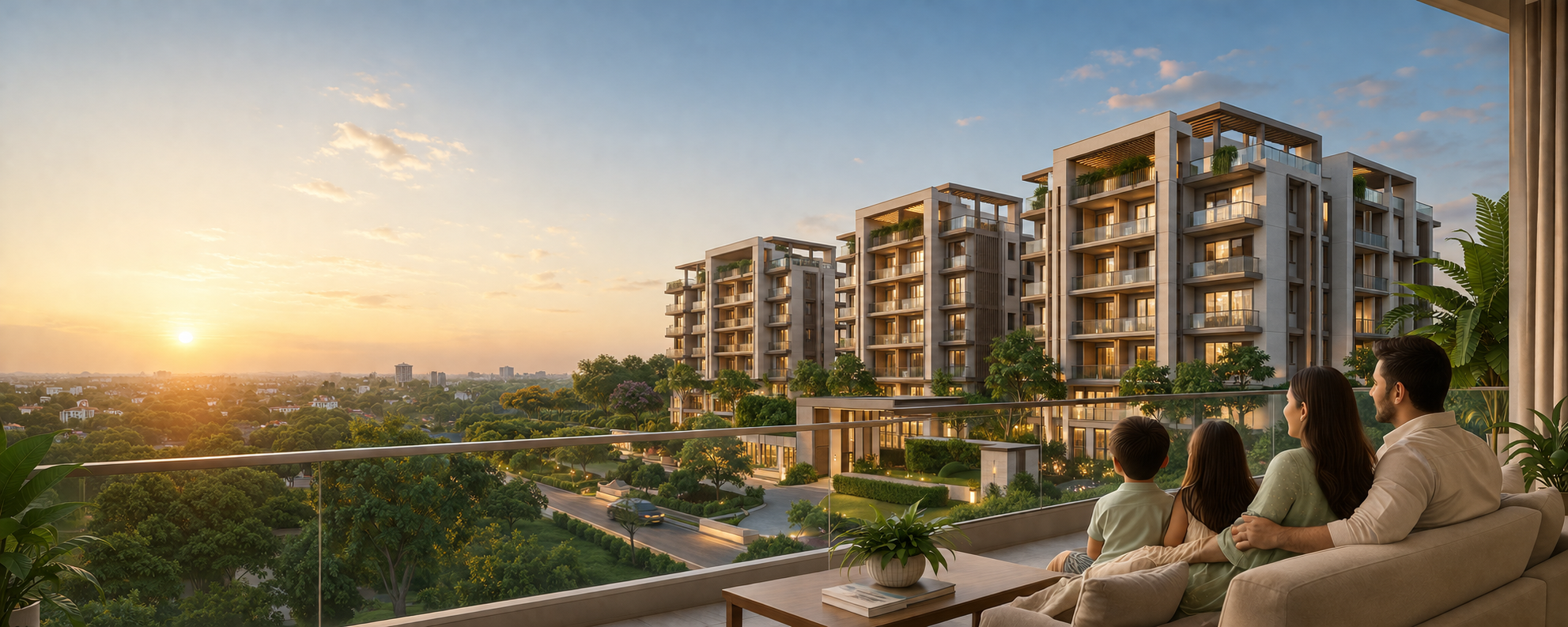 Premium Tricity apartment view for families